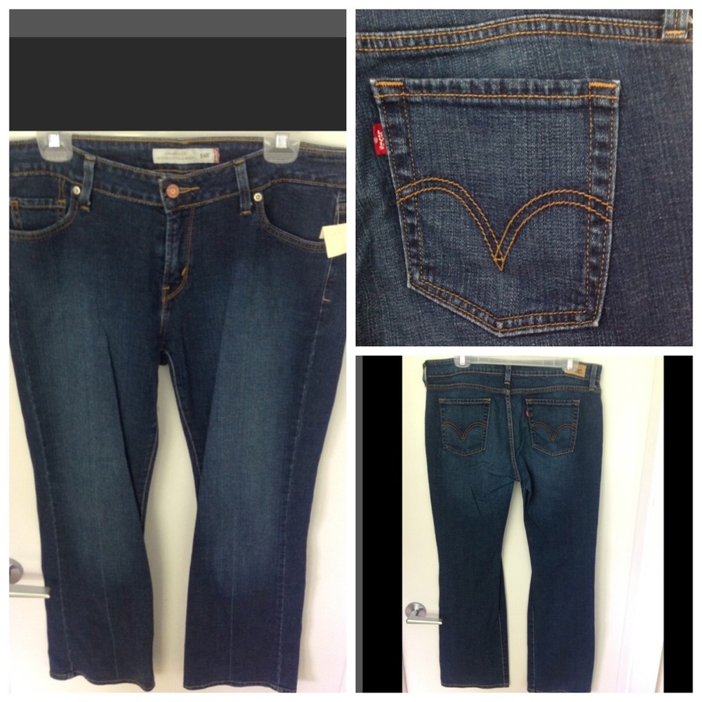2/$40 LEVIS LOW BOOT CUT STYLE JEANS 12